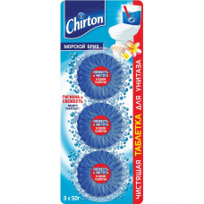 Чистящая таблетка для унитаза Chirton Морской Бриз 3х50 г