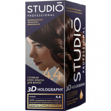 Крем-краска для волос стойкая 3D Holography 4.4 мокко 115 мл