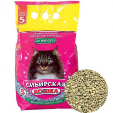 Наполнитель для туалета Сибирская кошка Комфорт 5л