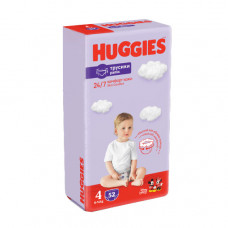 Трусики-подгузники Huggies унисекс 4 (9-14 кг) 52шт